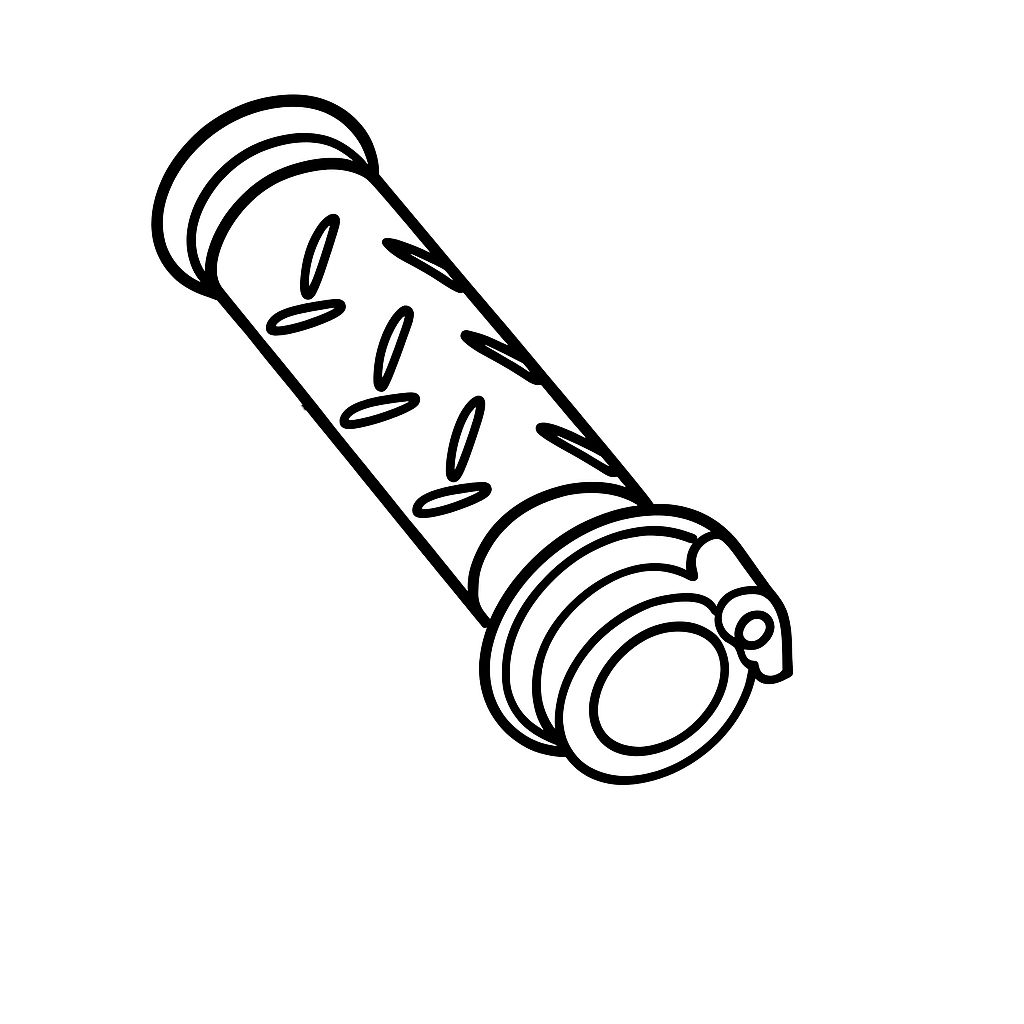 Manopola - Destra - Lato Acceleratore (Incluso Tubo) - OEM